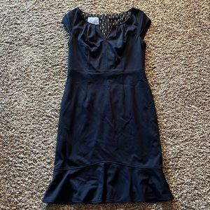 Kay Unger Navy Blue Professional Dress Size 6.